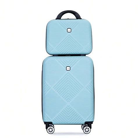 2 Piece Carry On Luggage Set, Airline Approved 20 Inch Luggage With Cosmetic Case,Hard Shell ...