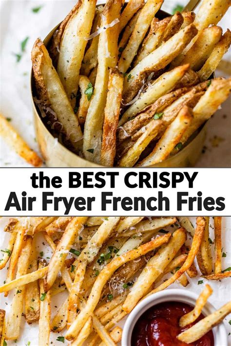 How to make PERFECT crispy homemade air fryer French fries from scratch ...