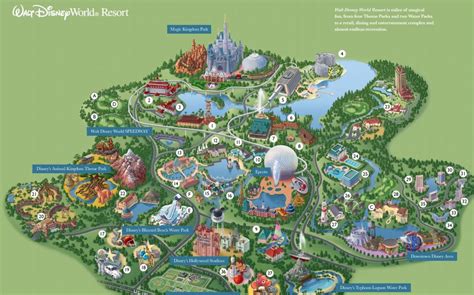 Printable Walt Disney World Theme Park Maps