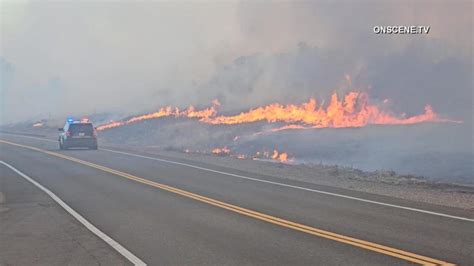Largest wildfire of the year burning in California