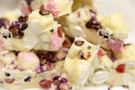 Blueberry and Rose Nougat Rocky Road - Gluten Free – Nougat and Nice