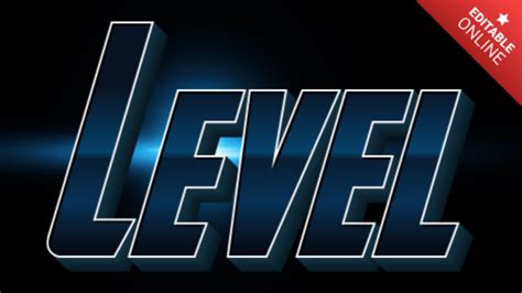 Level | Avengers 3D | Text Effect Generator