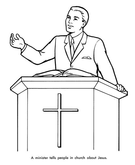 Lesson 3 & 4: Worship bulletin board - preaching | Bible coloring pages ...