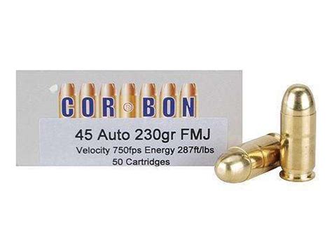 Cor-Bon Self Defense 45 ACP +P 230 Grain 20 Rounds JHP | Gradys Great ...