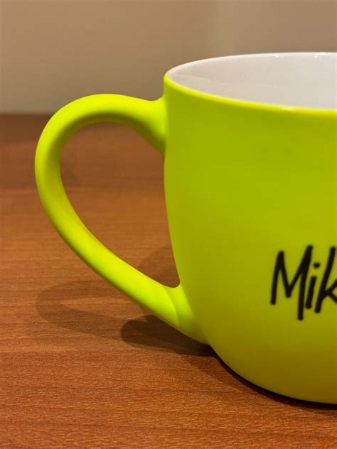 NEW RARE Disney Pixar Monsters Inc Mike Wazowski Soft Touch Coffee Mug ...