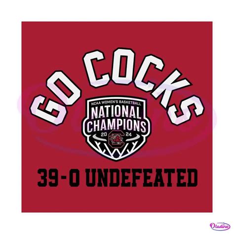 Go Cocks South Carolina Gamecocks Undefeated SVG - Oladino