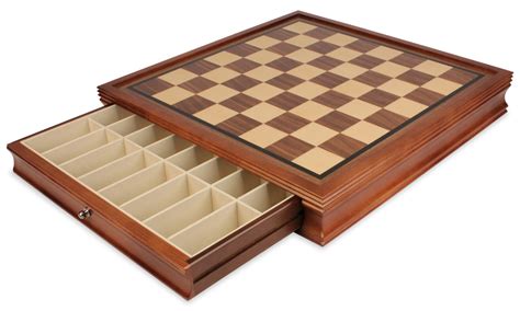 20" Drawer Chess Board & 3.5" Classic Acacia Chess Pieces – Chessmaze