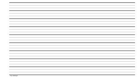 Blank Paper With Lines For Writing