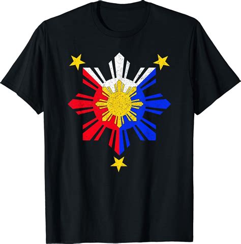 New Limited Pinoy Filipino Philippine Flag Sun T-Shirt - Walmart.com