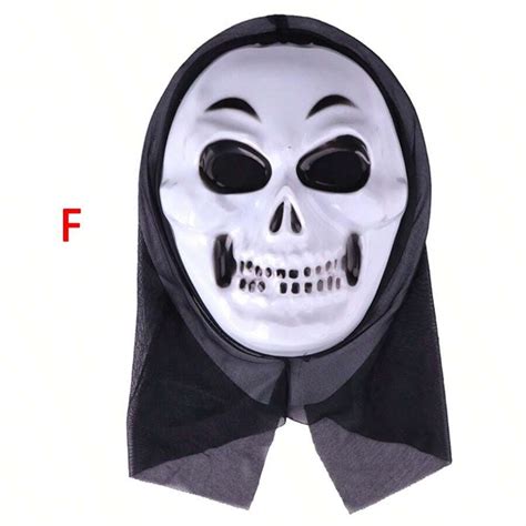 6pcs Halloween Horror Mask Party Masquerade Prank Ghost Face Scream Head Mask Skull Ghost Mask ...