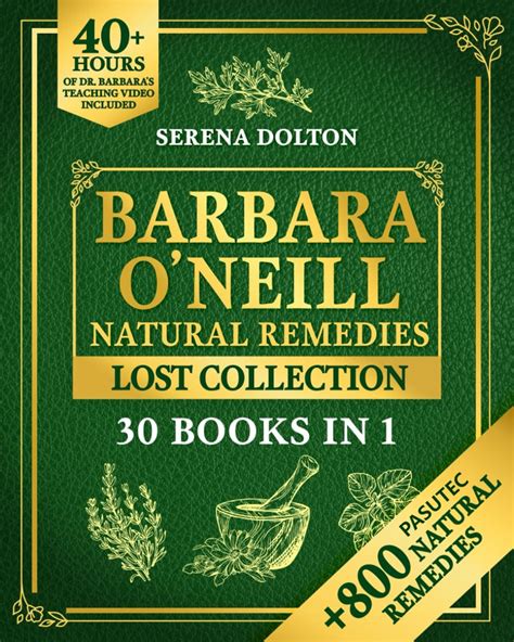 PASUTEC Barbara O’Neill Natural Herbal Remedies Complete Collection 30 ...