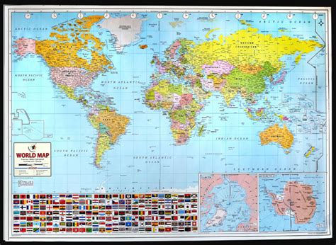 World Map With States And Names