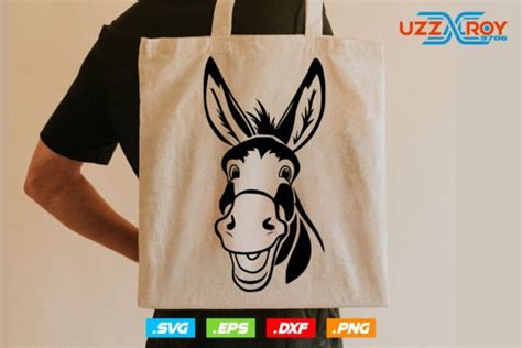 Donkey Svg Files , Funny Farm Animal Svg Graphic by uzzalroyy9706 ...