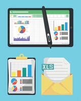 Excel Spreadsheet Software Vector Art, Icons, and Graphics for Free ...