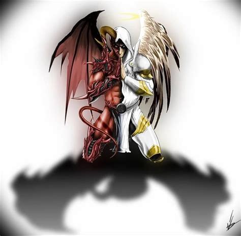 photo tattoo angel and demon от 05.09.2018 №038 - 1 - tattoovalue.net ...