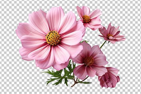 Premium PSD | Cosmos flower High quality Realistic image