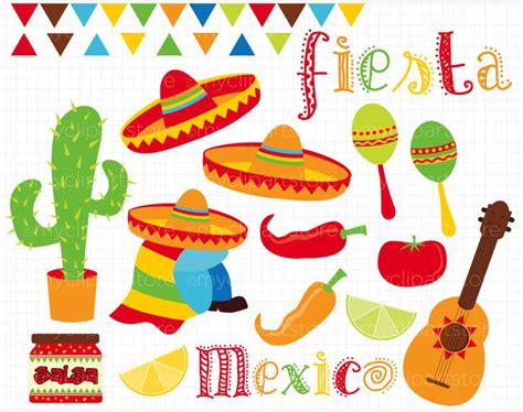 Free Fiesta Clipart - Clip Art Library | Holiday symbols, Cinco de mayo ...