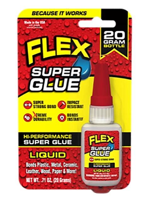 Flex Seal SGLIQB20 Hi-Performance Super Glue 20-Grams at Sutherlands