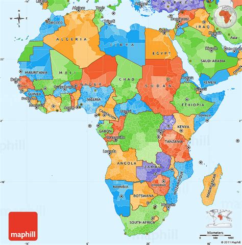 Basic Map Of Africa - Daffie Constancy
