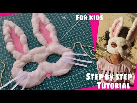 How to make Rabbit Mask | Animal Mask Making - DIY @gyaneshwariarts ...