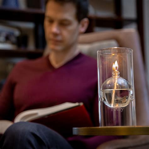 The Modern Firefly Transcend Clear Glass Hurricane Oil Lamp is a Unique Gift for Her. The Bliss ...