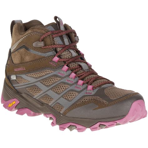 Merrell Women's Moab FST Mid Waterproof Hiking Boots - 676186, Hiking ...