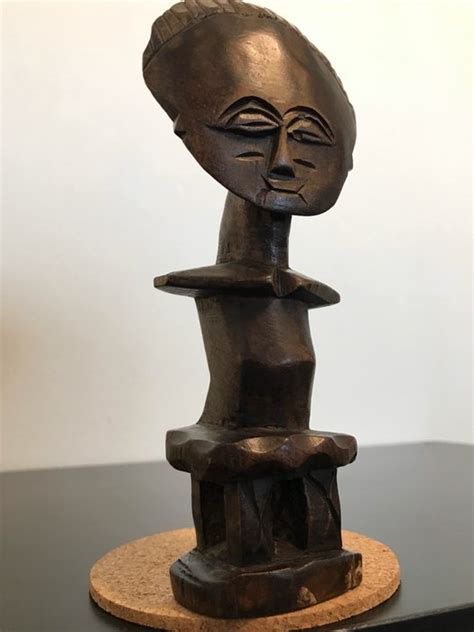 Authentic wooden fertility sculpture - Ashanti - Wood - Catawiki