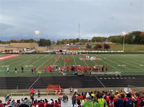 Marquette Football Falls Short In District Playoff Against Petoskey, 26-7