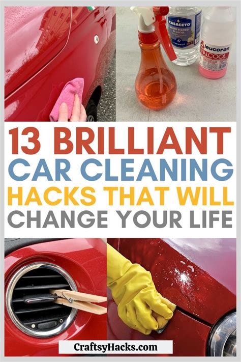 13 Genius Car Cleaning Tips You Need - Craftsy Hacks