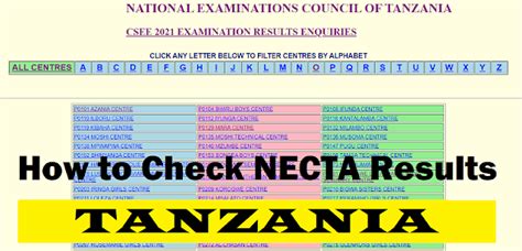 NECTA Results 2024 for Form Six, Form Four, Form Two - Tanzania