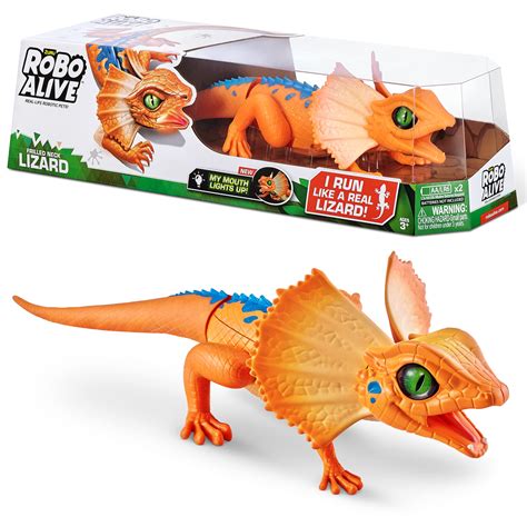 Robo Alive Lurking Lizard Series 3 Orange by ZURU Battery-Powered ...