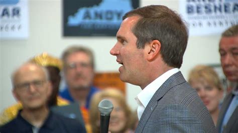 Gov. Andy Beshear campaigns in Newport ahead of election