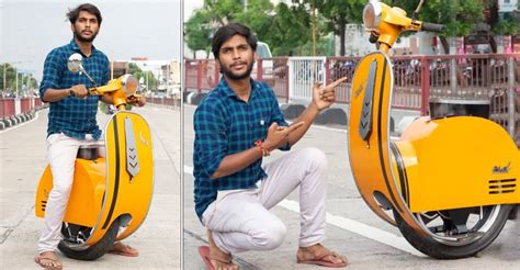 Vlogger builds self-balancing one wheel electric scooter at home [Video]