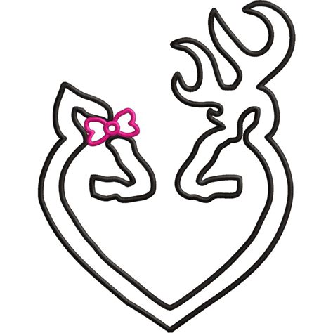 browning deer family decal - Clip Art Library