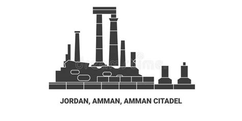 Citadel Temple Hercules Amman Jordan Stock Illustrations – 8 Citadel Temple Hercules Amman ...