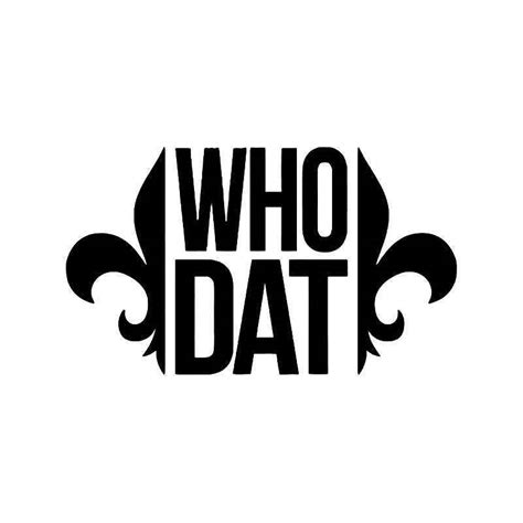 Who Dat Saints Logo - LogoDix