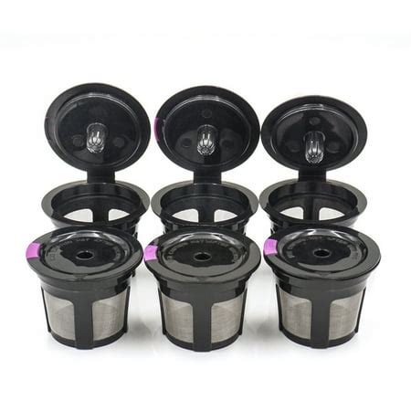 Reusable K-Cups, 6 Pack Reusable Coffee Filters Compatible with Keurig K-Supreme & K-Supreme ...