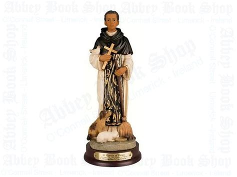 Saint Martin de Porres Statue – Florentine 8″ Resin – Abbey Bookshop
