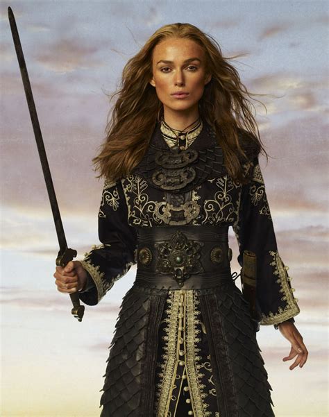 Keira Knightley as Elizabeth Swann: Pirates of the Caribbean: At World ...