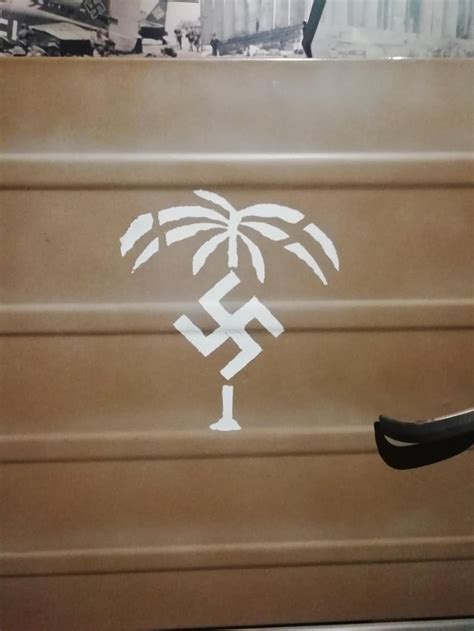 This laughable Afrika Korps insignia from the German presence in North Africa (WW2 ...