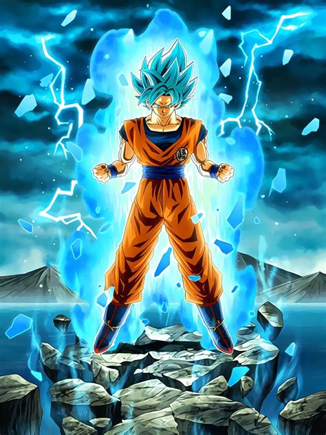 Goku Super Saiyan Blue - 900x1200 - Download HD Wallpaper - WallpaperTip