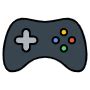 Free Grey Gaming Or Gamer Console SVG, PNG Icon, Symbol. Download Image.