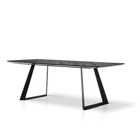 Toronto Dining Table | Modern Black Marble Look Table | LEOPARD Furniture