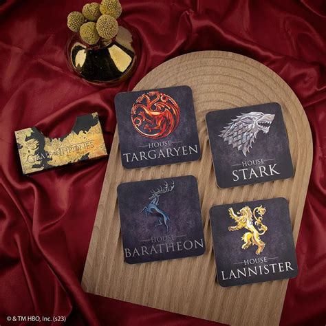 Coaster Game of Thrones - houses of Westeros | Tips for original gifts