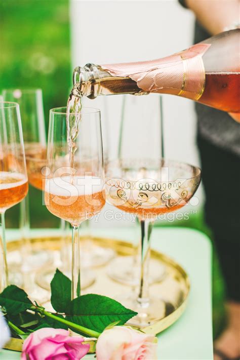 Pouring Sparkling Rose Wine Stock Photo | Royalty-Free | FreeImages