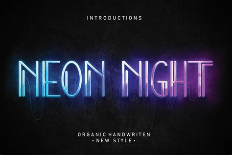 Neon Night Regular | PREMIUM Font