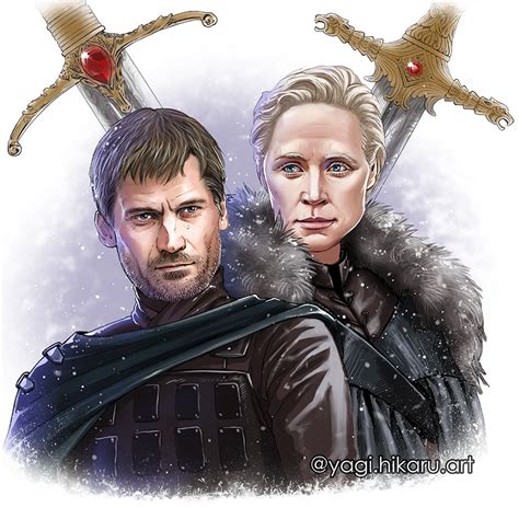 Jaime and Brienne [Game of Thrones] by yagihikaru on DeviantArt