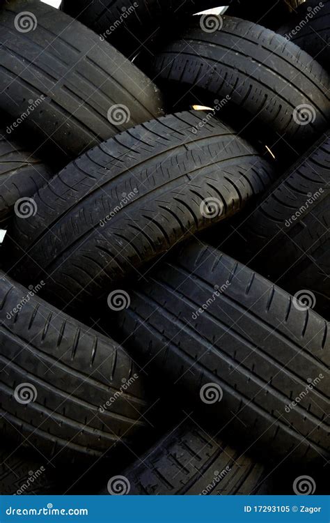 Old tires stock image. Image of pneumatic, grip, transportation - 17293105