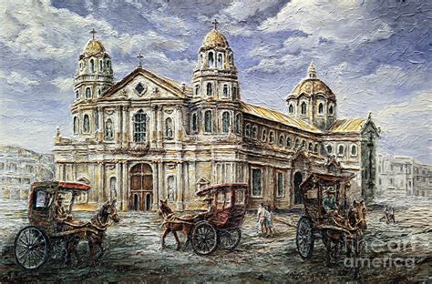 Quiapo Church 1900s Painting by Joey Agbayani - Fine Art America