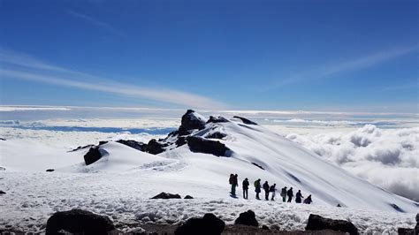 Mount Kilimanjaro. A snowy trek high above the clouds on my first visit ...